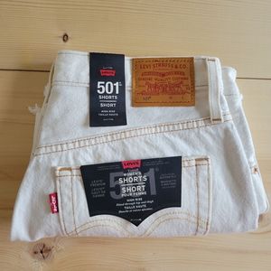 NWT Levi's Premium 501 High Rise Short Size 29